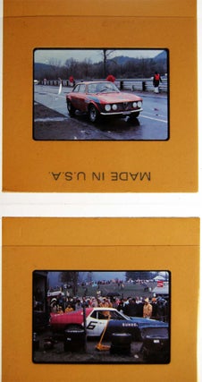 Circa 1971 Group of 35mm Color Slides of Race Activities & Cars at Lime Rock Park, Lakeville Connecticut