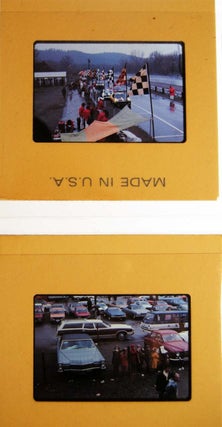 Circa 1971 Group of 35mm Color Slides of Race Activities & Cars at Lime Rock Park, Lakeville Connecticut