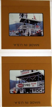 Circa 1971 Group of 35mm Color Slides of Race Activities & Cars at Lime Rock Park, Lakeville Connecticut