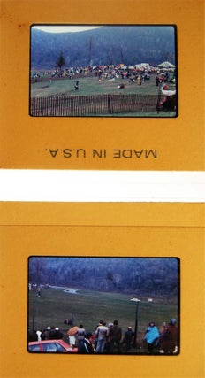 Circa 1971 Group of 35mm Color Slides of Race Activities & Cars at Lime Rock Park, Lakeville Connecticut