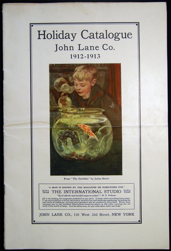 Item #26627 Holiday Catalogue John Lane Co. 1912-1913. Publishing History - 20th Century - John Lane Co.