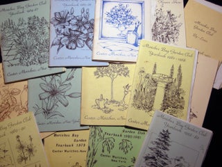 Item #26649 1979- 1990 Collection of Year Books & Ephemera of the Moriches Bay Garden Club,...