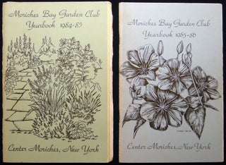 1979- 1990 Collection of Year Books & Ephemera of the Moriches Bay Garden Club, Center Moriches, Long Island N.Y.