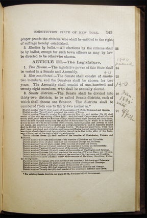 Manual of Civil Government for Common Schools, Intended for Public Instruction in the State of New York. To Which are Appended the Constitution of the State of New York as Amended at the Election of 1882, the Constitution...by Henry C. Northam