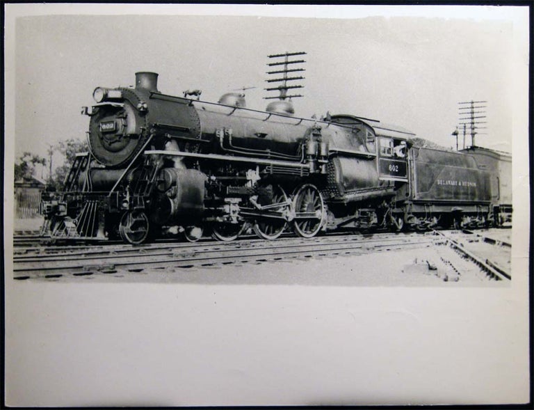 Item #26743 Photograph of the Delaware & Hudson Locomotive # 602. Americana - 20th Century - Photography - Transportation - Rail.