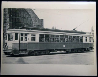 Item #26752 Photograph of a Georgia Power Co. Streetcar Railway Car in Atlanta 1945. Americana -...
