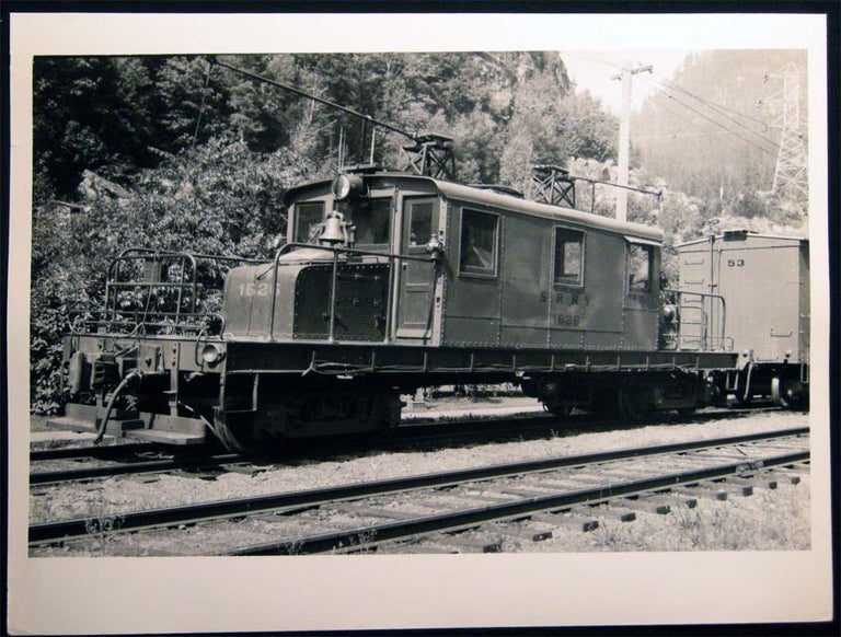 Item #26755 Photograph of the Skagit River Railway # 1626 at Newhelem, Washington 1948. Americana - 20th Century - Photography - Transportation - Rail.