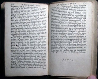 A Defence of the Scots Settlement at Darien with an Answer to the Spanish Memorial Against it. And Arguments to Prove That it is the Interest of England to Joyn with the Scots, and Protect it. To Which is Added, A Description of the Country...