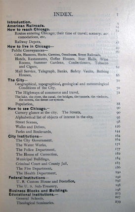 Chicago and Its Environs. A Handbook for the Traveler