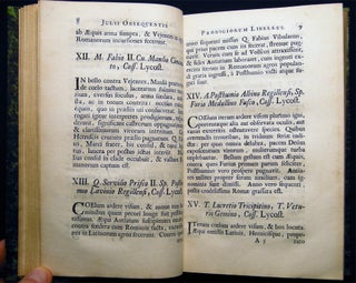 Julii Obsequentis Quae Supersunt Ex Libro De Prodigiis. Cum Animadversionibus Joannis Schefferi, et Supplementis Conradi Lycosthenis. Curante Francisco Oudendorpio.