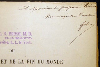 Du Commencement et De La Fin Du Monde d'Apres La Theorie Mecanique De La Chaleur. Lecture Faite a La Seance Publique Annuele De La Classe Des Sciences De l'Academie Royale, Le 10 Decembre 1873, Par M. F. Folie....
