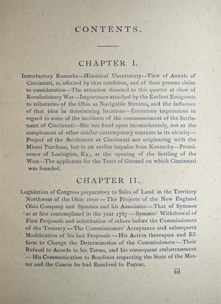 Cincinnati's Beginnings. Missing Chapters in the Early History of the City And the Miami Purchase: Chiefly from Hitherto Unpublished Documents.