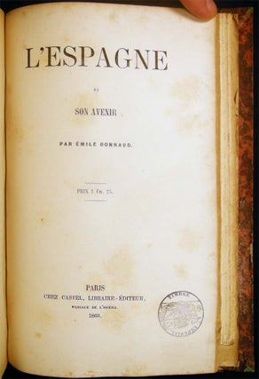 Collection of 19 Pamphlets by Various Authors, Bound in One Volume; Concerning the Papacy; Separation of Church & State; Political Liberties; Education and Caribbean History.