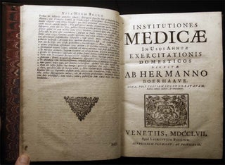Hermanni Boerhaave Opera Omnia Medica, Quorum Series Post Praefationem Subjicitur