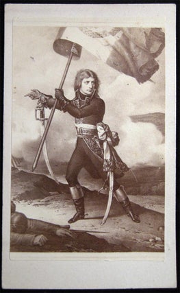 Item #4148 Early Napoleon At the Battle of the Arcole CDV. Napoleon