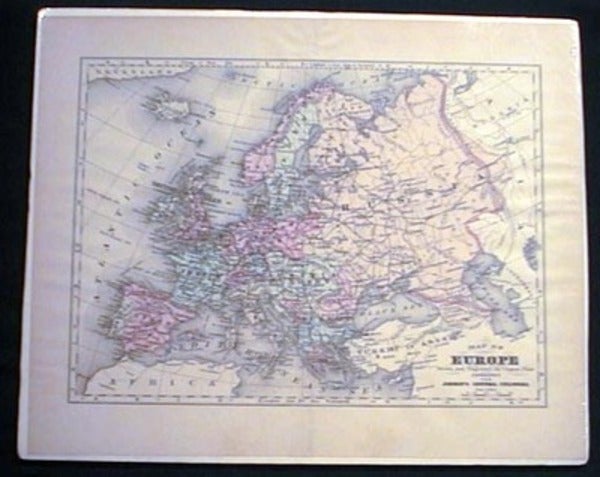 Item #7898 Map of Europe. Map of Europe.