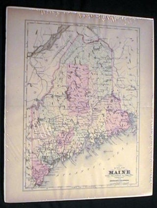 Item #8243 Map of Maine. Maine