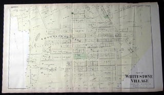 Item #8953 Original Map of Part of Whitestone Village Southern Part Long Island, New York....