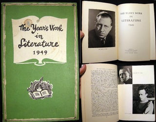 Item #9991 The Year's Work in Literature 1949. The British Council